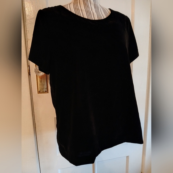 NWT J. Crew Velvet short sleeve - l - Picture 5 of 5